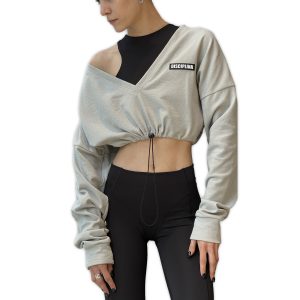 DISCIPLINA CROP HOODIE